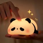 Load image into Gallery viewer, Cute Lazy Panda Design Silicone LED Night Lamp