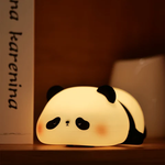 Load image into Gallery viewer, Cute Lazy Panda Design Silicone LED Night Lamp