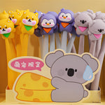 Load image into Gallery viewer, BABY ANIMAL TOPPER HEAD WIGGLE SILICONE GEL PEN