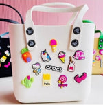 Load image into Gallery viewer, Crocs beach bag with Gibbets