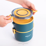 Load image into Gallery viewer, 2-Layer Plastic Lunch Box-1600 Ml
