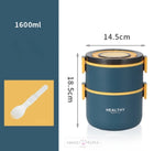 Load image into Gallery viewer, 2-Layer Plastic Lunch Box-1600 Ml