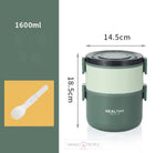 Load image into Gallery viewer, 2-Layer Plastic Lunch Box-1600 Ml