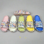 Load image into Gallery viewer, Cartoon Print Comfy Slides for Kids