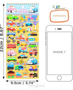 Load image into Gallery viewer, 3D Puffy Cartoon Stickers For Kids Stationery