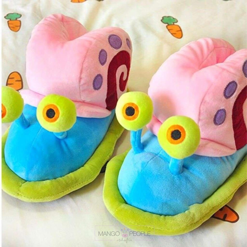 Multicolor Snail Soft Plush Shoe