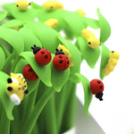 Load image into Gallery viewer, UNIQUE INSECT DIARY TOPPERS SILICONE GEL PEN