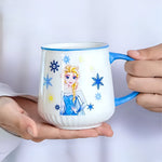 Load image into Gallery viewer, Disney Frozen Princess Theme Ceramic Mug with Lid and Spoon