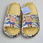 Load image into Gallery viewer, Cartoon Print Comfy Slides for Kids