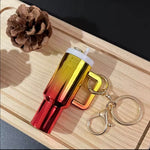 Load image into Gallery viewer, Rainbow Shine Tumbler Keychain