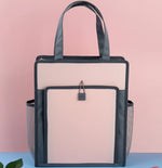 Load image into Gallery viewer, DOUBLE LAYER MULTI-PURPOSE ZIPPER HANDBAG (VERTICAL)