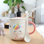 Load image into Gallery viewer, Adorable Baby Animal Theme Ceramic Mug With Lid
