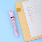 Load image into Gallery viewer, Cute Unicorn Topper Design 10-in-1 Retractable Ball Point Pen