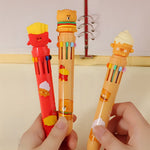 Load image into Gallery viewer, FUN FAST FOOD EATABLE MULTI-COLOR 10-IN-1 BALL POINT PEN