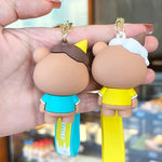 Load image into Gallery viewer, Happy Bear & Summer Ice-Cream Design Rabbit Premium Keychain Set