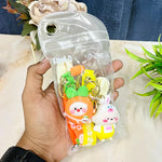 Load image into Gallery viewer, Premium Quality 3D Cartoon Rabbit & Carrot Keychains