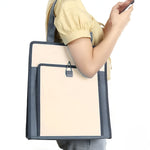 Load image into Gallery viewer, DOUBLE LAYER MULTI-PURPOSE ZIPPER HANDBAG (VERTICAL)