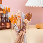 Load image into Gallery viewer, BAKER BEAR TOPPER CUPCAKE GEL PENS