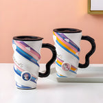 Load image into Gallery viewer, Unicorn Printed Long Ceramic Mug with Lid
