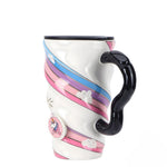 Load image into Gallery viewer, Unicorn Printed Long Ceramic Mug with Lid