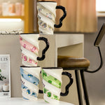 Load image into Gallery viewer, Dinosaur Design Ceramic Travel Mug with Lid