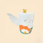 Load image into Gallery viewer, 3D Bear Angel Wings Ceramic Cup