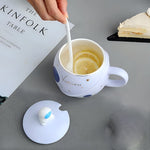 Load image into Gallery viewer, Universe Space Themed Ceramic Mug With Lid