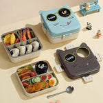 Load image into Gallery viewer, Super Cat Stainless Steel Kids Bento Box