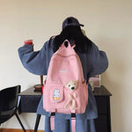 Load image into Gallery viewer, Kawaii Charm Backpack – Plush Edition
