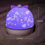 Load image into Gallery viewer, Bunny Galaxy Birthday Projector Lamp