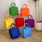 Load image into Gallery viewer, Eco Tote Luxe – Structured Felt Carry Bags