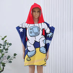 Load image into Gallery viewer, Kids Hooded Poncho Towel