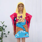 Load image into Gallery viewer, Kids Hooded Poncho Towel