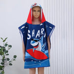 Load image into Gallery viewer, Kids Hooded Poncho Towel