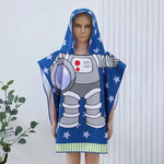 Load image into Gallery viewer, Kids Hooded Poncho Towel