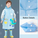 Load image into Gallery viewer, Bunny Bloom™ EVA Raincoat – Pretty Girl Edition