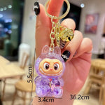Load image into Gallery viewer, Glitter Buddy Keychains – Sparkly Cute Character Charms