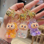 Load image into Gallery viewer, Glitter Buddy Keychains – Sparkly Cute Character Charms