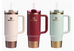 Load image into Gallery viewer, "Golden Sip Series – 40 oz Luxe Quencher Tumblers"