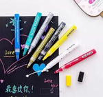 Load image into Gallery viewer, Acrylic Paint Marker Pens For Kids-12 Pcs Multicolor Stationary