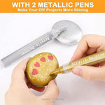 Load image into Gallery viewer, Acrylic Paint Marker Pen Set Of 36 Vibrant Colors - Multicolor Markers And Highlighters