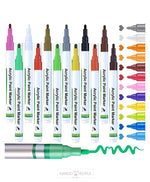 Load image into Gallery viewer, Acrylic Paint Marker Pen Set Of 36 Vibrant Colors - Multicolors Markers And Highlighters