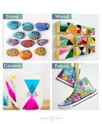 Load image into Gallery viewer, Acrylic Paint Marker Pen Set Of 36 Vibrant Colors - Multicolors Markers And Highlighters