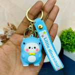 Load image into Gallery viewer, Adorable 3D Cartoon Theme Astronaut & Dinosaur Premium Keychains for Kids Cartoon Keychains