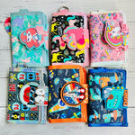 Load image into Gallery viewer, Adorable And Colorful Premium Quality Canvas Cross Body Clutch Wallet For Kids