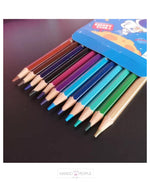 Load image into Gallery viewer, Adorable Unicorn And Space Theme Double Pencil Colors Combo Pack Of 24- Multicolor Pencils
