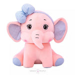 Load image into Gallery viewer, Adorable Plush Pink Elephant Stuffed Toy Soft