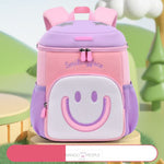 Load image into Gallery viewer, Adorable Smiling Face Design Kids School Backpack Pink