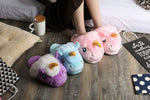Load image into Gallery viewer, Purple Unicorn Plush Slippers Plush Slippers Mango People Local