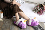 Load image into Gallery viewer, Purple Unicorn Plush Slippers Plush Slippers Mango People Local